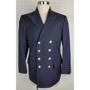 Vintage Pittsburgh Fire‎ Bureau Dress Blazer Jacket Blue 40R